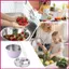Bát Salad Hộp đựng đồ bằng thép không gỉ có nắp & Khay đựng đồ ăn trưa có hộp đựng và shopidaevn
