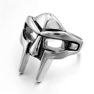 Treeling Thời Trang Vintage Goth Doom Nhẫn Có Thể Điều Chỉnh Mở Khớp Nhẫn Phụ Kiện Ngón Tay Cho Nam Nữ Unisex Jewel