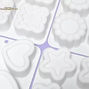 TRTR Xi Lanh Tròn Khuôn Bánh Silicon Có Thể Tái Sử Dụng Dụng Dụng Cụ Nướng Bánh Nonsti Cho Lò Nướng DIY Nhà Bếp Bánh Và Xà Phòng Làm VN