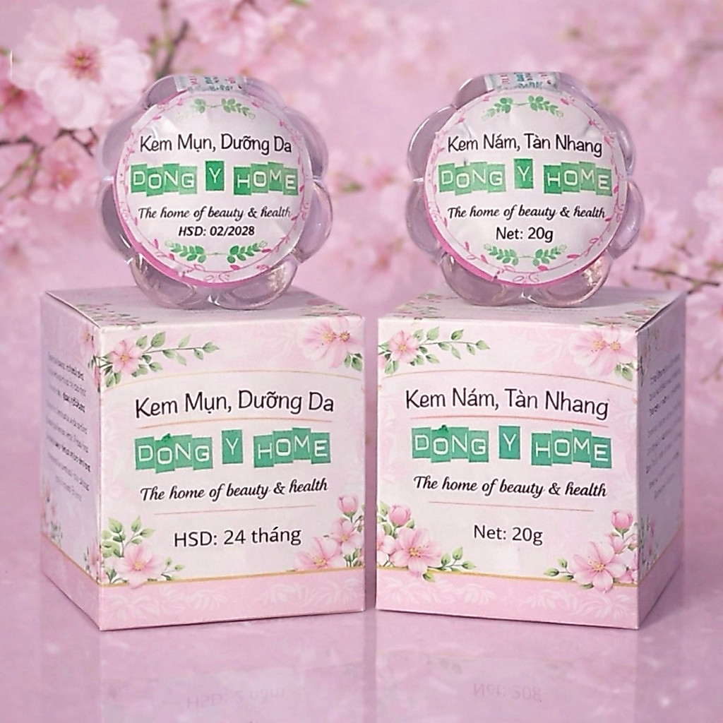 [Combo 2 hũ x 20g] Kem Chấm Mụn, Nám, Tàn Nhang Đông Y Home: Hỗ Trợ Cải Thiện Thâm, Làm Đẹp Da, Skincare