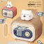 YOLOGO Heo Đất, Đồ Chơi ATM Nhựa Quà Tặng Hộp Tiền Gửi, Hoạt Hình Với Âm Nhạc Vân Tay Mật Khẩu Pin Đồng Tiền Tiết Kiệm Tiền Mặt Ngân Hàng Trẻ Em