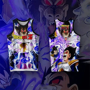 Mùa Hè 2026 Rồng Bóng Retro Thể Dục Áo Vest Nam 3D In Hình Áo Sơ Mi Thể Thao Unisex