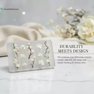 BeautifulHomeA 3D Hoa Mộc Lan Khuôn Làm Móng DIY Silicone Dụng Cụ Làm Móng Tay Cánh Hoa Thiết Kế Móng Tay Khuôn Móng Tay Nghệ Thuật Khắc Bản Mẫu Làm Móng Tay VN