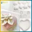 BVY Khuôn Silicon Hình Trái Tim Cho Món Tráng Miệng Pháp Mousse Bánh Ngọt Sô Cô La Nonsti Dụng Cụ Làm Bánh Ngọt Cho Gia Đình Nhà Bếp Nướng.