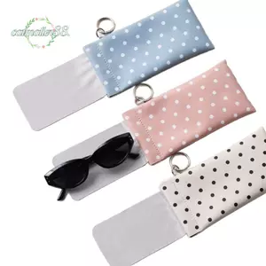 Túi đeo kính mắt CATMALLER88, Túi đựng kính râm di động chấm bi, bản lề lò xo ❈ 点 ✲ Túi đựng kính đóng cửa tự động Du lịch