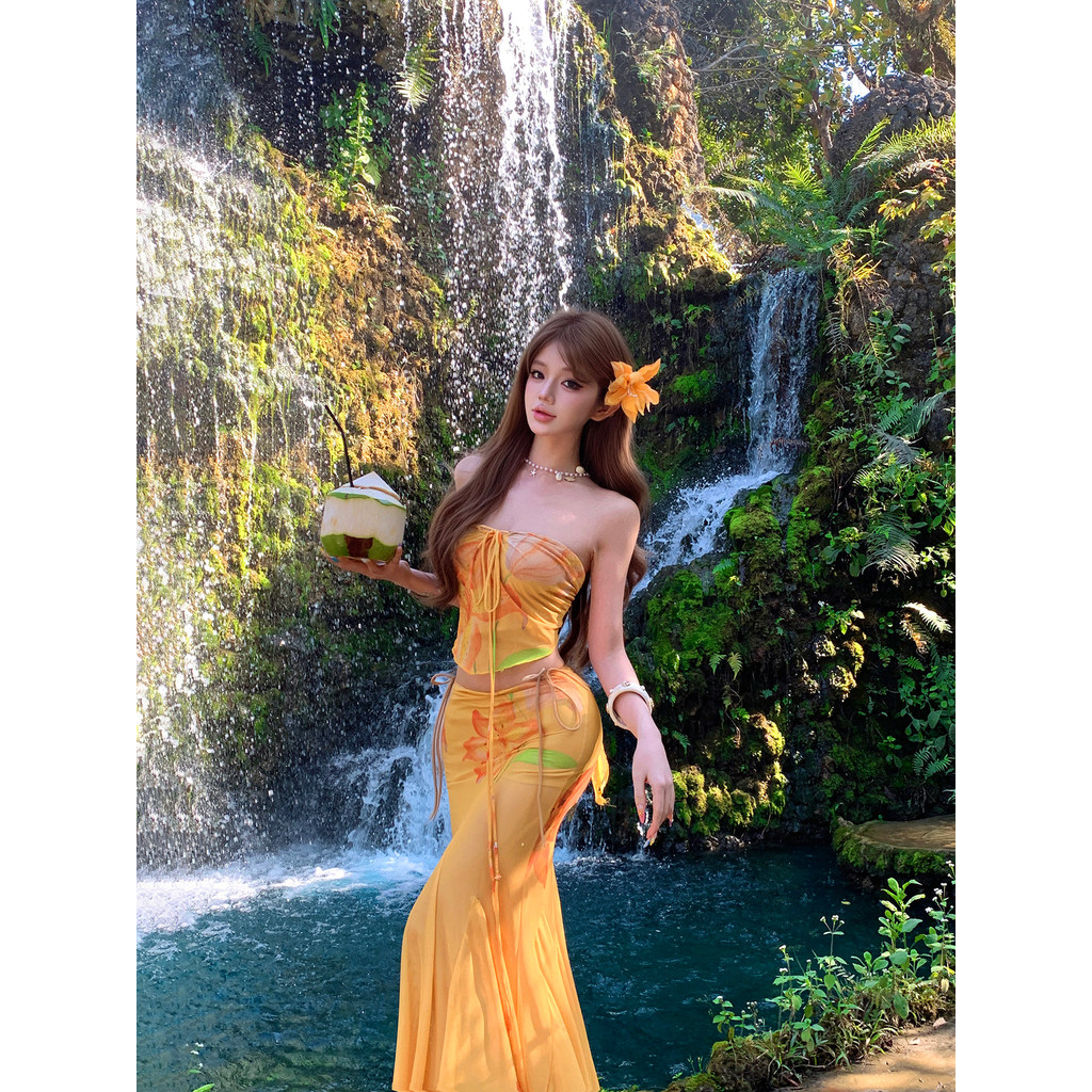 Set đi biển mùa hè nhiệt đới