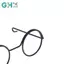 GHX 5 Chiếc Kính Mắt Thu Nhỏ Kim Loại Khung Tròn Kính Mắt Không Ống Kính Đồ Chơi Retro Búp Bê Kính DIY Búp Bê Mặc Phụ Kiện Kính Mắt VN