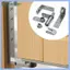 POP Inox Che Khuyết Điểm Cửa Bản Lề Tự Động Rebound Nửa Eo Xoay Đôi Xoay Hành Động Bản Lề Cửa Phần Cứng