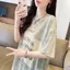 Áo thun chống nắng lưới rỗng Ice Silk Size lớn Phiên bản giảm tuổi mùa hè mát mẻ thoáng khí