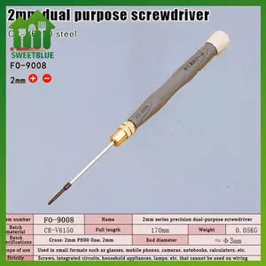 SWEET 2MM Chính Xác Mini Tua Vít Đồng Hồ Công Cụ Sửa Chữa Có Rãnh Phillips Mỏng Tua Vít Điện Thoại Máy Tính Bảng Sửa Chữa Dụng Cụ Cầm Tay n