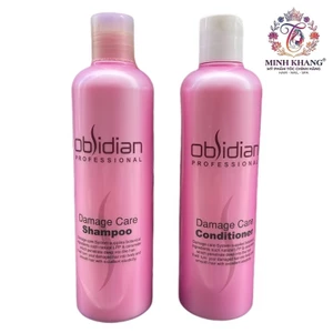 Dầu gội xả tái tạo tóc Obsidian Damage Care 300mlx2 [ MK ]