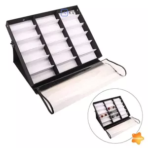 5 / 18 Lưới Lật Kính Mắt Hộp Trưng Bày Hộp Đựng Kính Mát Sắp Xếp Lưu Trữ Dành Cho Nữ Mới