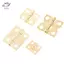 HFTOY 10 Bộ Mô Hình Bản Lề Thu Nhỏ Gấp Trang Trí Phụ Kiện Cửa Nhà Búp Bê 1: 12 ~