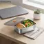 Hộp Bento chống rò rỉ bằng thép không gỉ AA Hộp đựng đồ ăn trưa dung tích lớn Bảo quản thực phẩm kín cho văn phòng cắm trại ngoài trời VN