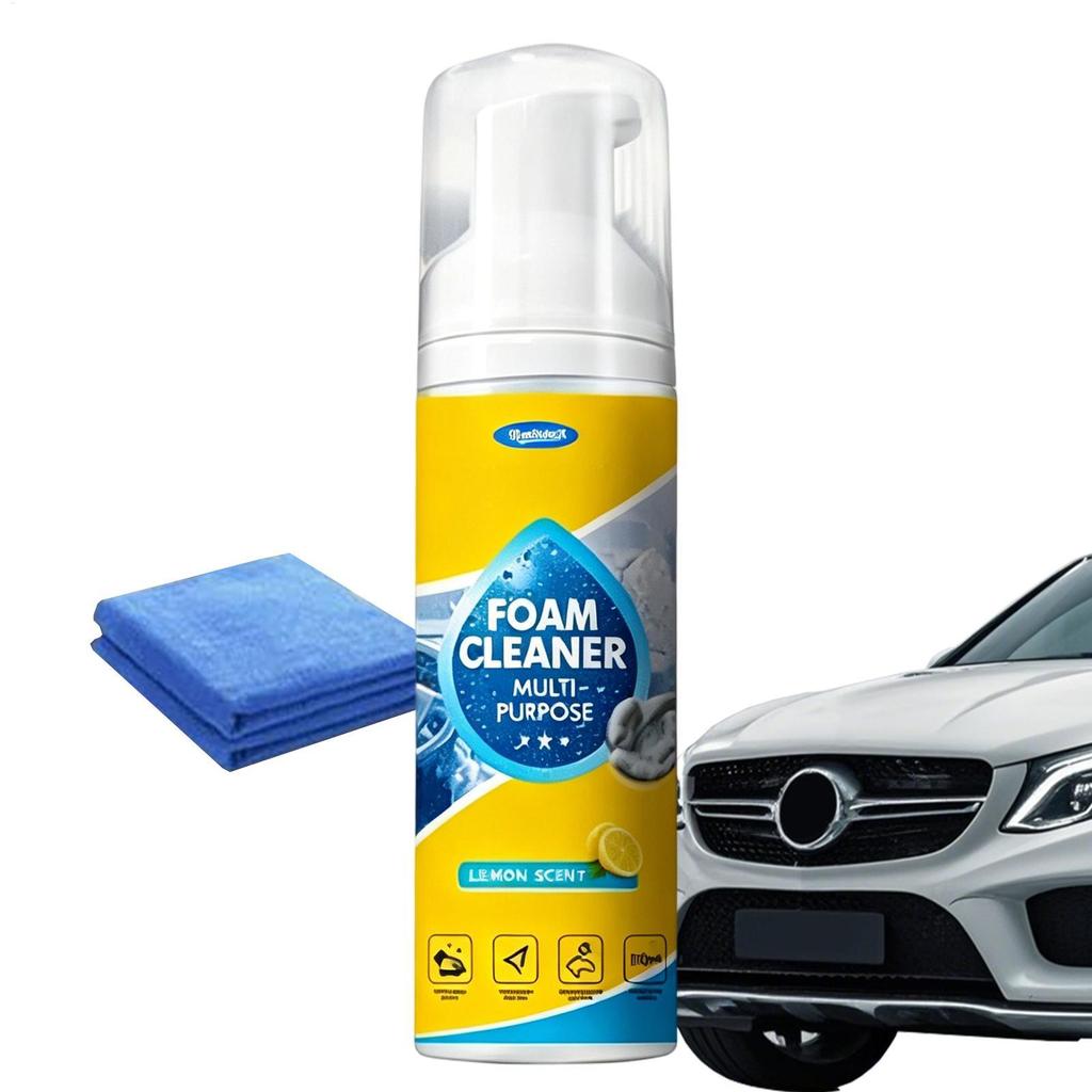 Chất tẩy rửa bọt nội thất ô tô 60ml Chất tẩy rửa thảm ô tô mạnh mẽ đa năng cho xe abrtedvn
