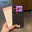 Ốp Điện Thoại Hoa Tím Tươi Phong Cách Hàn Quốc Cho Realme Note 80 60 50 V50 V50S Q5i Q5X Q3 Q3i Q3S Q3T Q3 Pro Q2i Q Neo8 Neo 7X 5G 4G Vỏ Mềm Chống Sốc