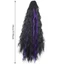 WEETW Water Wave Tóc Giả Đuôi Ngựa, Tổng Hợp 26Inch Dài Xoăn Đuôi Ngựa Nối Dài, Làm Nổi Bật Tự Nhiên Lông Tơ Móng Vuốt Kẹp Đuôi Ngựa Tóc Giả Cho Nữ