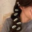 5-20 Kẹp Tóc Hạt Hướng Dương Mini - Dành Cho Nữ Bé Gái - Phụ Kiện Tóc - Kẹp Tóc Hạt Dưa Mô Phỏng Vui Nhộn - Kẹp Mỏ Vịt Side Bangs / Giao Hàng Miễn Phí