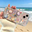 Ốp lưng điện thoại dễ thương có dây đeo, phù hợp với iPhone 16 15 14 13 12 11 Pro Max 7 8 Plus X Xs BFCE014
