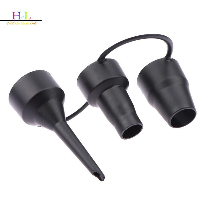 HL 3 Kích Cỡ Di Động Qui Cho Máy Bơm Không Khí Đầu Pha Nhựa Bể Bơi Sofa Bãi Biển Đồ Chơi Thay Thế Vòi Phun LMWU