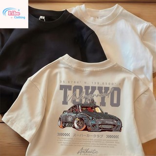 Áo Thun Trẻ Em Bé Trai Gái In TOKYO Underground Xe Độ, Áo Bông Ngắn Tay Hè Phong Cách JDM Size 3-12 Tuổi COD