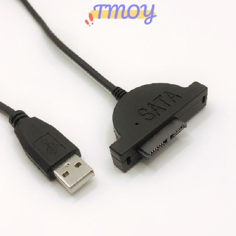 TMOY USB 2.0 Cáp SATA Bộ Chuyển Đổi Trình Điều Khiển Quang Cáp CD / DVD-ROM Ổ Cáp Cho PC Laptop Notebook TMOY