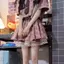 Đầu Mùa Hè Một Bộ Toàn Bộ Phong Cách Preppy Retro Độc Đáo Cao Cấp Cảm Giác Mỏng Hơn Thiết Kế Kẻ Sọc Đầm Phù Hợp Với Tất Cả Trận Đấu Khăn Choàng