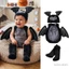 Trẻ Sơ Sinh Bé Trai Halloween Bát Trang Phục Sang Trọng Cổ Tròn Không Tay Cánh Dơi Trang Trí Áo Liền Quần Mũ Và Vớ Bộ