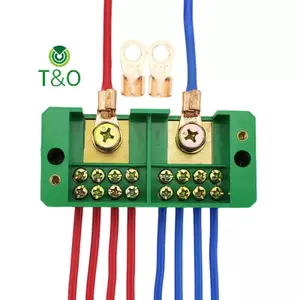 Hộp thiết bị đầu cuối dây một pha 2-IN 6 / 8-OUT FJ6 / JHD Thiết bị đầu cuối kết nối dây gia đình Blo [mới]