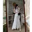Niche Thiết kế ren không đều Váy Vest Satin mùa hè Bộ đồ hai mảnh thời trang phong cách mới