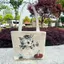 W02 Phong Cách Mới Túi Vải Nữ Túi Xách Túi Đeo Vai Túi Tote Vàng Jacquard Thêu Thời Trang Phù Hợp Với Túi Thường Ngày