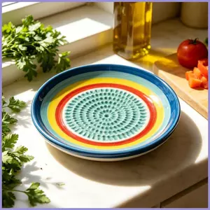 Gốm Xay Đĩa Gia Vị Trộn Dụng Cụ Nhà Bếp Máy Xay Tỏi Đĩa Gốm Cho Gia Đình Nấu Ăn Người Yêu mueadsyvn