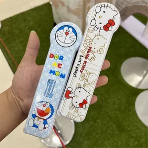 Thìa Bộ Đũa Giá Trị Cao Ba Mảnh Bộ Nĩa Học Sinh Đơn Bộ Đồ Ăn Hộp Bảo Quản 6.12