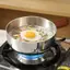 Nồi Sữa Inox Nhíp Có Tay Cầm Bằng Gỗ, Nồi Nấu Nhỏ Gọn, Thích Hợp Để Chiên Trứng Và Làm Nóng Sữa. Làm bằng thép không gỉ S VN