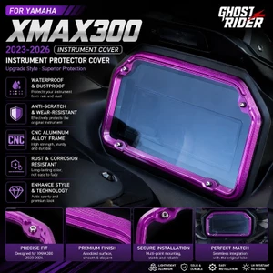 DÀNH CHO YAMAHA XMAX300 2023-2026 Vỏ Bảng Điều Khiển Xe Máy CNC Chống Thấm Nước Nhôm Bảng Điều Khiển Bảo Vệ Phụ Kiện