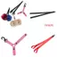 DARON Cheer Pom Dây, Túi Nhẹ Người Tổ Chức Cổ Vũ Poms Giá Đỡ, Trường Học Bền Móc Màu Đen Đỏ Mạnh Móc PomPom Đội Vận Chuyển Thể Thao