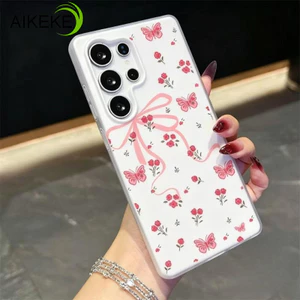 Ốp Điện Thoại Màu Kẹo Bướm Hoa Hồng ins Style Cho OPPO A98 A96 A95 A94 A93 A92 A80 A79 A78 A77 2022 A77S A76 A74 A73 A72 A52 4G 5G Vỏ Mờ Chống Rơi 2 in1 Bìa Cứng