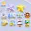 Set Charm Gắn Dép Hành Trình Đại Dương Sao Biển Kem Vàng Tàu Buồm Bãi Biển Nhiệt Đới Resin Cute 🌞⭐⛵🌴