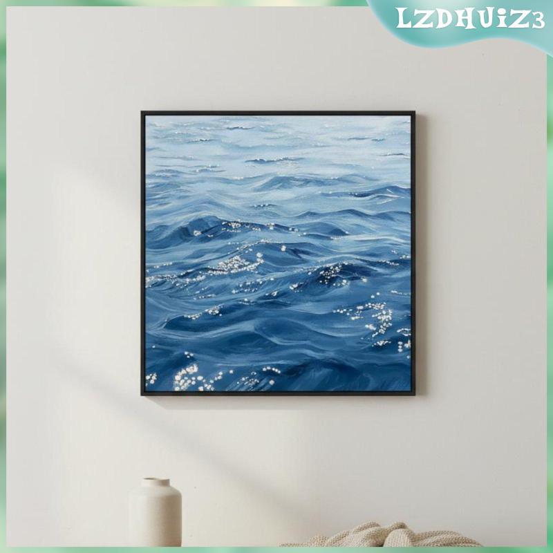 Tranh Canvas trang trí sóng đại dương đương đại In tranh Canvas trang trí nội thất hiện đại | BigBuy360 - bigbuy360.vn