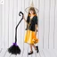 Chổi phù thủy Halloween dành cho trẻ em có ruy băng - Phù thủy độc ác Ảnh Prop Trang trí cửa trước