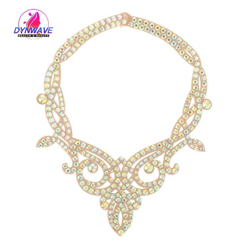 Vòng Cổ Múa Bụng Handmade Vòng Cổ Kim Cương Giả Dây Chuyền Vòng Cổ Phụ Kiện Khiêu Vũ Hợp Kim Da PU Nhẹ Thích Hợp Cho Nữ Bé Gái