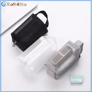 XOITU 1 Lưới Du Lịch Túi Đựng Mỹ Phẩm Dây Kéo Túi Trang Điểm Cho Nữ Rửa Vệ Sinh Túi Trang Điểm Tổ Chức Di Động Túi Bảo Quản VN