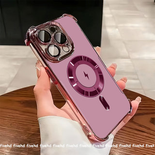 Ốp Lưng Cho Infinix Hot 40 30i 30 Smart 9 8 7 Note 30 40 Tecno Spark 20C 20 10C 10 Spark GO 2024 Bốn Góc Chống Sốc Chống Rơi Sang Trọng Màu Hồng Vòng Điện Trong Suốt Vỏ Mềm