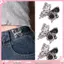 YOI Điều Chỉnh Eo Với Thiết Kế Bướm Dụng Cụ Điều Chỉnh Eo Nonsewing Thắt Lưng Cho Nữ Quần Rời Quần Jeans 3PC