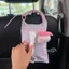 Túi đựng khăn giấy ô tô Túi treo hình chó dễ thương Hộp đựng khăn giấy ô tô Ghế ngồi ô tô Túi đựng khăn giấy treo 26.3.22