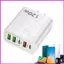 Gạch sạc du lịch 5 cổng Bộ sạc khối cắm Bộ chuyển đổi Cube Bộ sạc du lịch Khối sạc Khối cắm sạc Gạch lyuvn