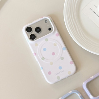 [Sheren] Ốp Điện Thoại Chấm Bi Kẹo ins Style Thích Hợp Cho i17 16 15 14 13 12 11 pro max Vỏ Bảo Vệ Chống Sốc
