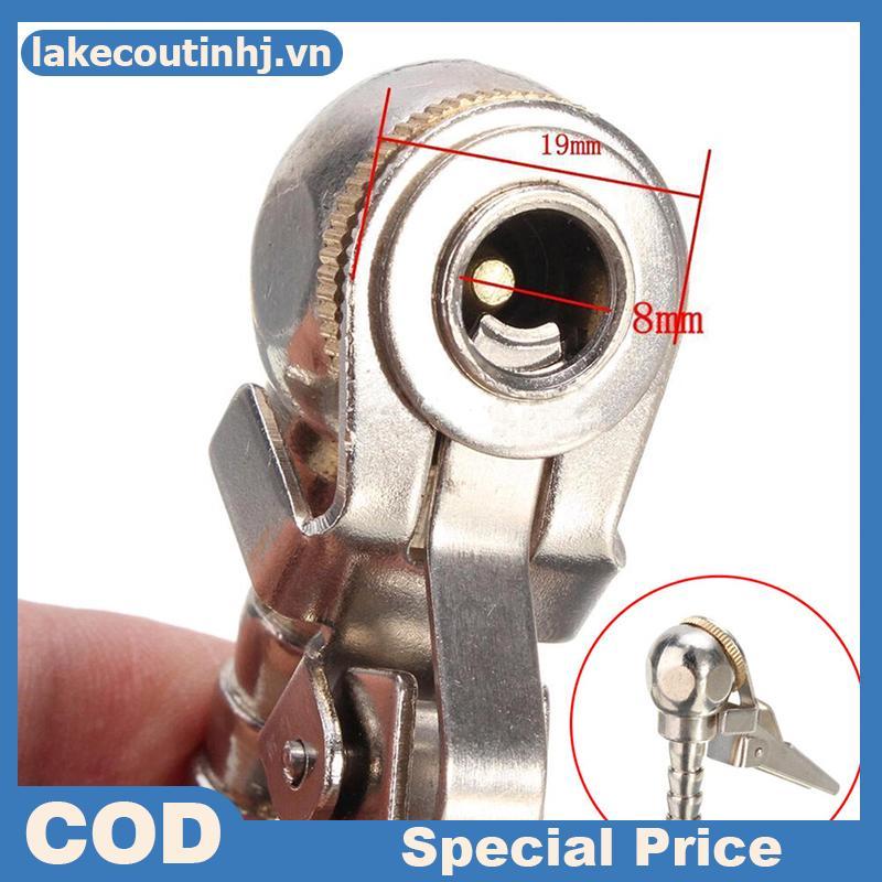 Máy bơm hơi lốp Lu Clip-On có thân van cho dụng cụ sửa chữa lốp ô tô tinhj