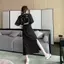 Máy cắt cẩn thận Váy dài vừa phải dành cho nữ Mùa hè Phong cách mới lưng hẹp thon gọn hơn Halter Over-the-K