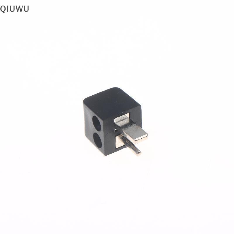 QIUWU 2 / 6 Cái Đầu Nối Áo Vít Đầu Nối 2Pin DIN Hi-Fi Loa-Plug Kết Nối Thiết Bị Điện Màu Đỏ-Đầu Nối Cổng.